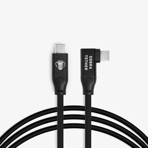 COBRAUNION USB-C to USB-C 90º Tether Cable 5m